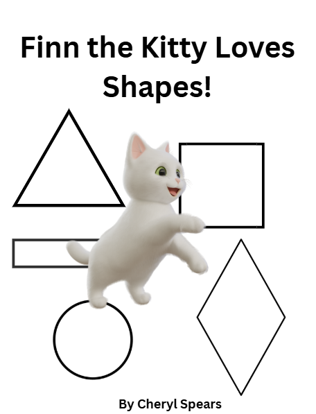 Finn the Kitty Loves Shapes cover