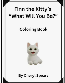 Finn the Kitty's What Will You Be? Coloring Book cover